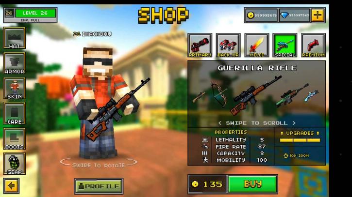Image for Pixel Gun 3d Hack with ID of: 1862297