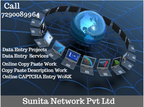 Image for Sunita Network Pvt Ltd || Data Entry || Online Work From Home || Data Entry Jobs with ID of: 1921014