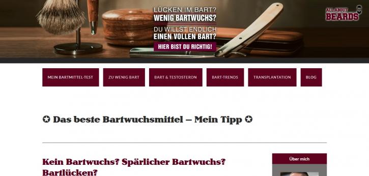 Image for bartwuchsmittel info with ID of: 1969050