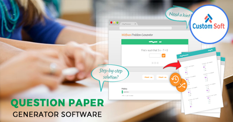 Image for Question Paper Generator Software by CustomSoft with ID of: 2024746