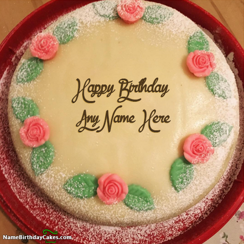 Image for Design Cake With Name And Photo For Birthdays with ID of: 2035589