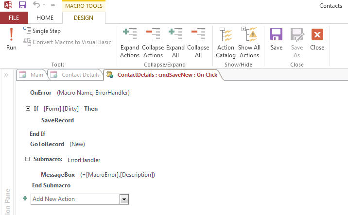 Image for Working with ms access table with ID of: 2044270