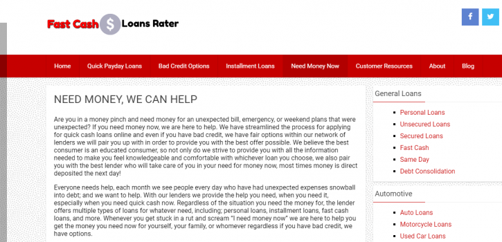 Image for fastcashloansrater with ID of: 2049646