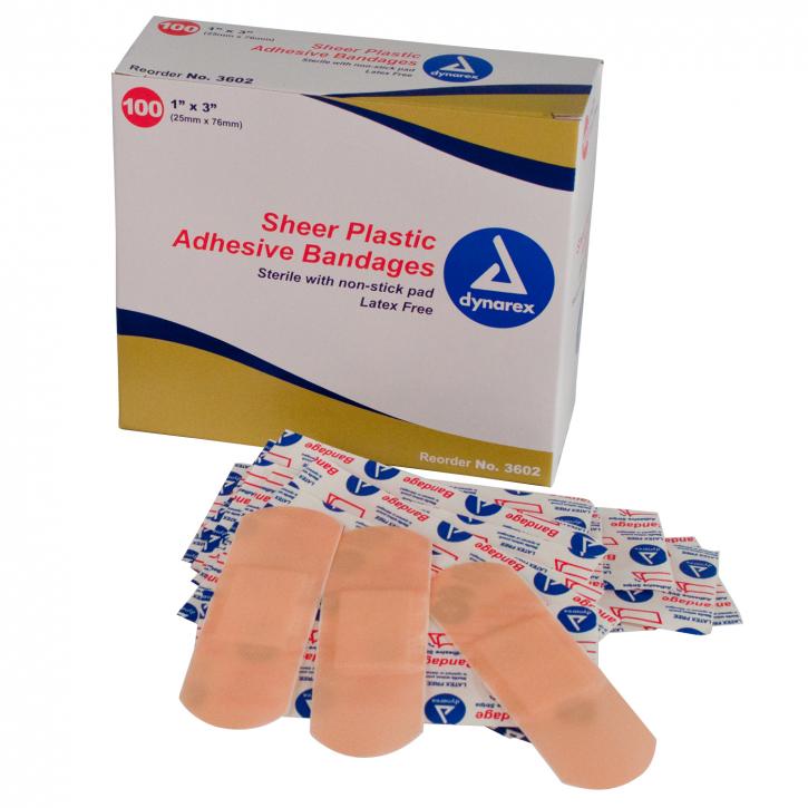 Image for Sheer Plastic Adhesive Bandages - Sterile with ID of: 2065644