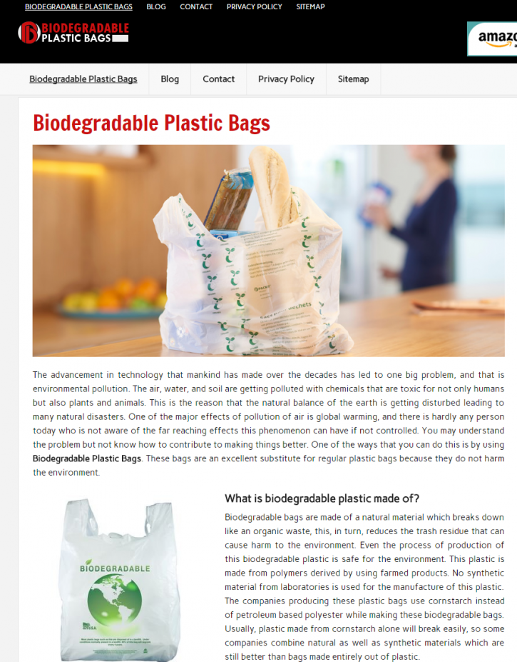 Image for bio degradable plastic bags with ID of: 2068895
