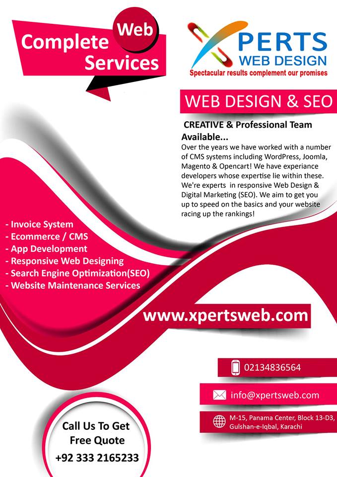 Image for Web Design Karachi with ID of: 2069037