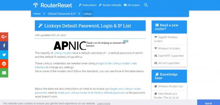 Image for router reset with ID of: 2075086
