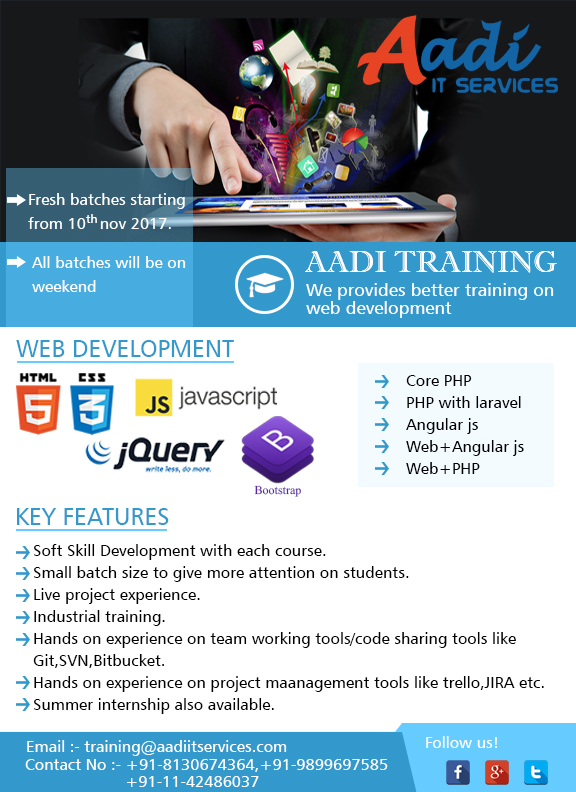 Image for IT training classes at Aadi IT Services with ID of: 2078888
