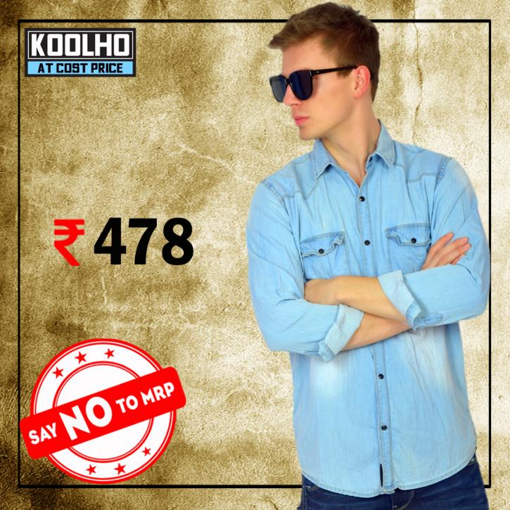 Image for Kool Denim Shirts for men at cost price with ID of: 2172292