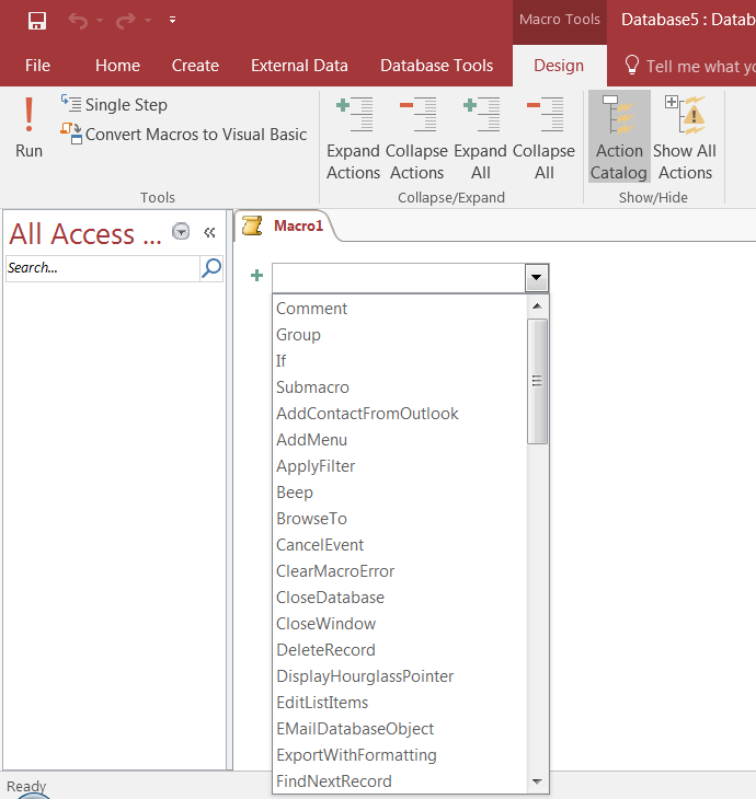 Image for What is the new Macro Features from the release of Access 2010 with ID of: 2201487