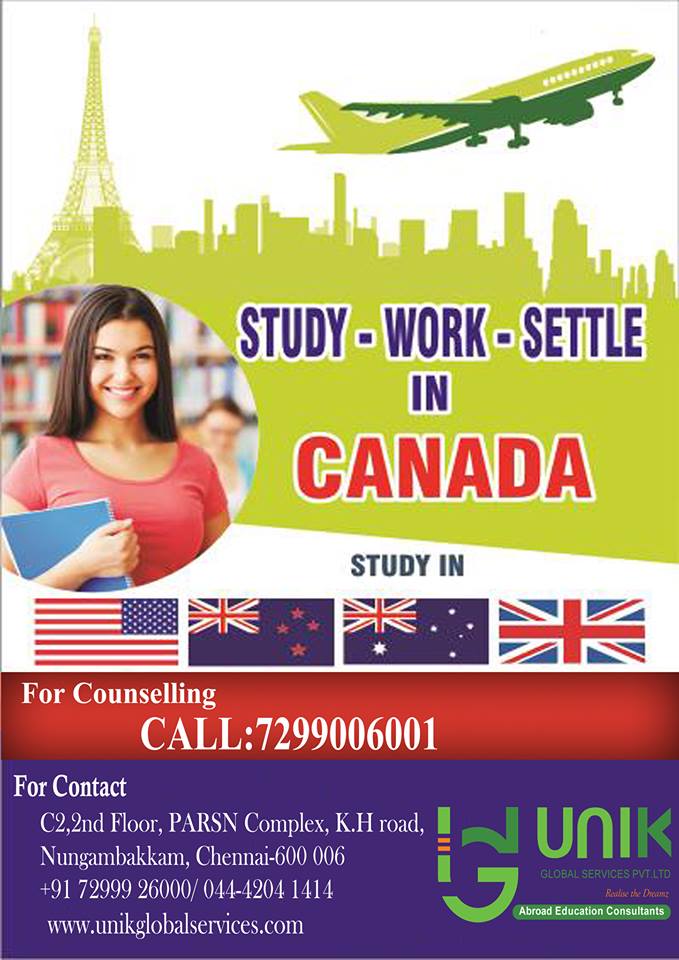 Image for UNIK Global Services | Study in  CANADA with ID of: 2239420