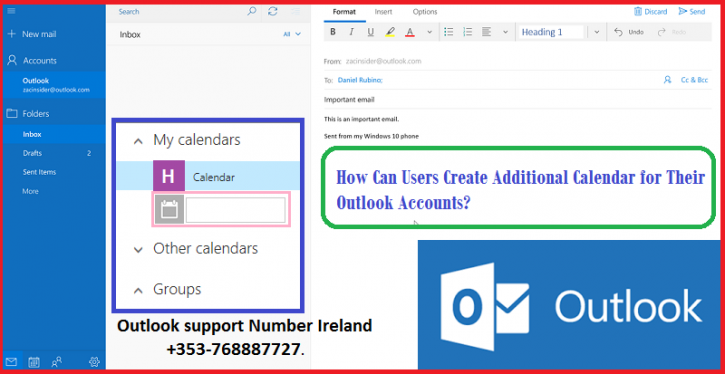 Image for How Can Users Create Additional Calendar for Their Outlook Accounts? with ID of: 2254274