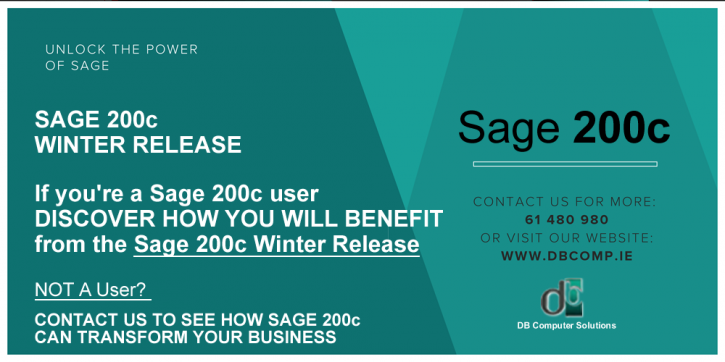 Image for Sage 200c from DB Computer Solutions with ID of: 2272053
