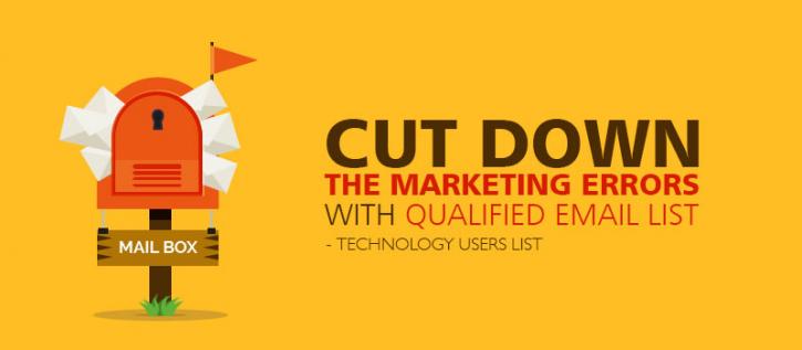 Image for Cut down the marketing errors with qualified Email List - Technology Users List with ID of: 2280697