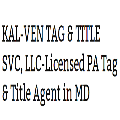 Image for Kal-Ven Tag & Title Service, LLC-Licensed PA Tag & Title Agent in MD with ID of: 2297183