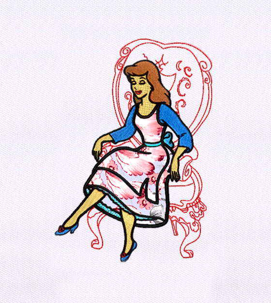 Image for Princess Embroidery Designs with ID of: 2358398