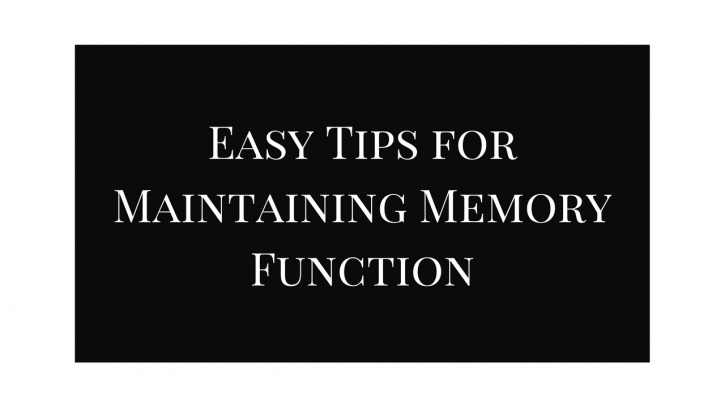 Image for Easy Tips for Maintaining Memory Function with ID of: 2359816