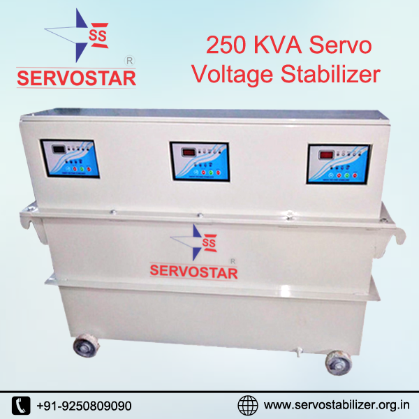 Image for 3 phase 250 KVA Servo Voltage Stabilizer - Servo Star with ID of: 2378965