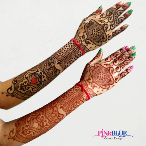 Image for PinkBlue Mehndi Design with ID of: 2416308