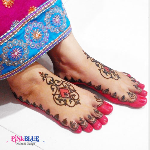 Image for PinkBlue Mehndi Design with ID of: 2416320