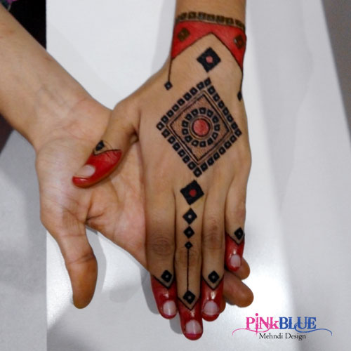 Image for PinkBlue Mehndi Design with ID of: 2416331