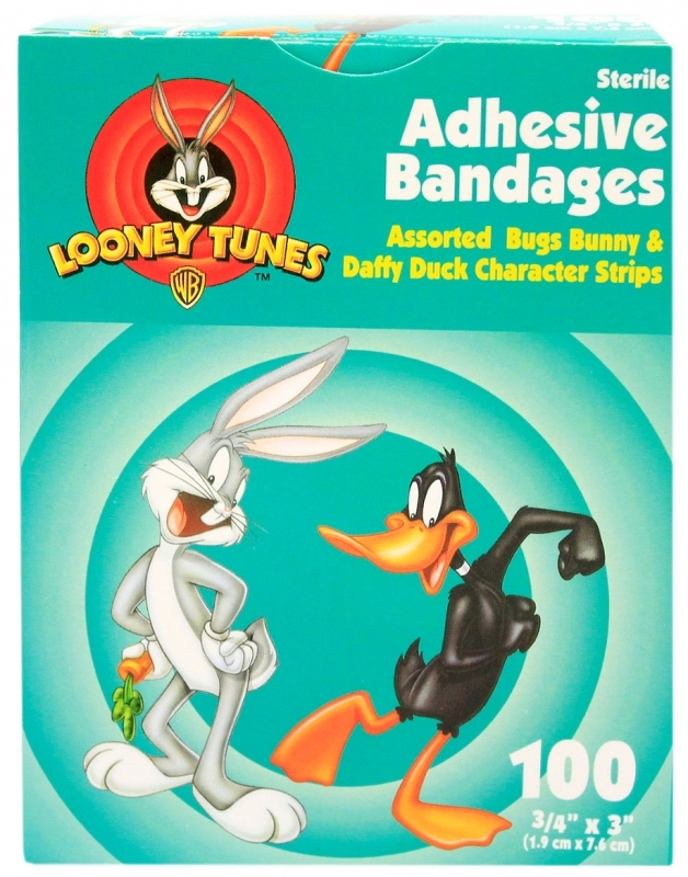 Image for Adhesive Bandages Bugs Bunny and Daffy Duck 3/4