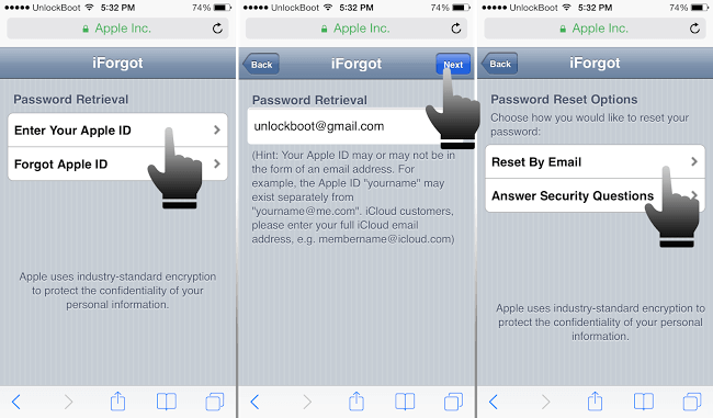 Image for iCloud Password Reset with ID of: 2424706