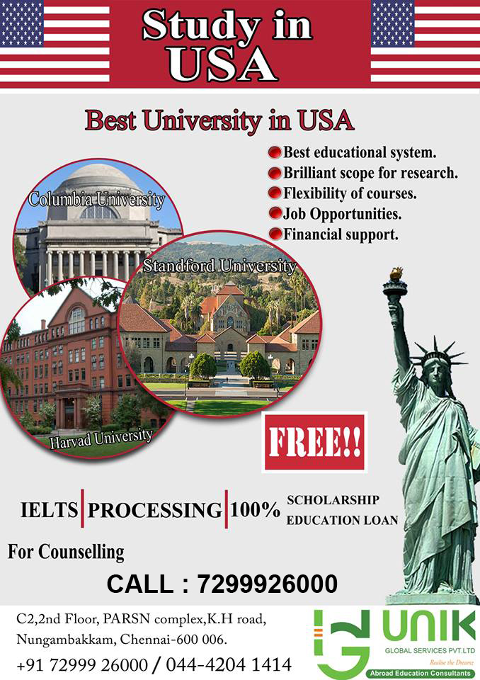 Image for Study in USA | UNIK Global Services with ID of: 2438246