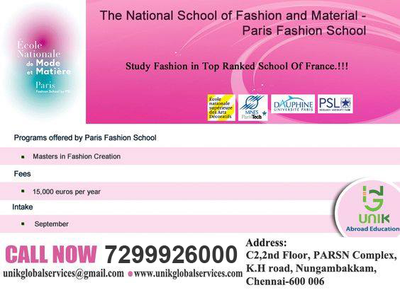 Image for Study in FRANCE | UNIK Global Services with ID of: 2450014