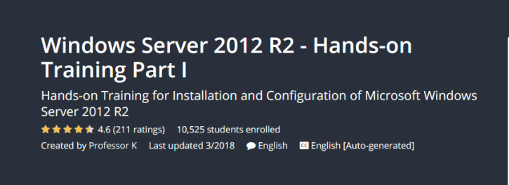Image for Save up to 95% on Windows Server 2012 R2 - Hands-on Training Part I with ID of: 2460861