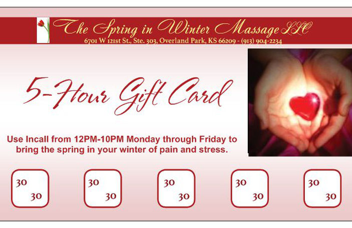 Image for The Spring in Winter Massage with ID of: 2483468