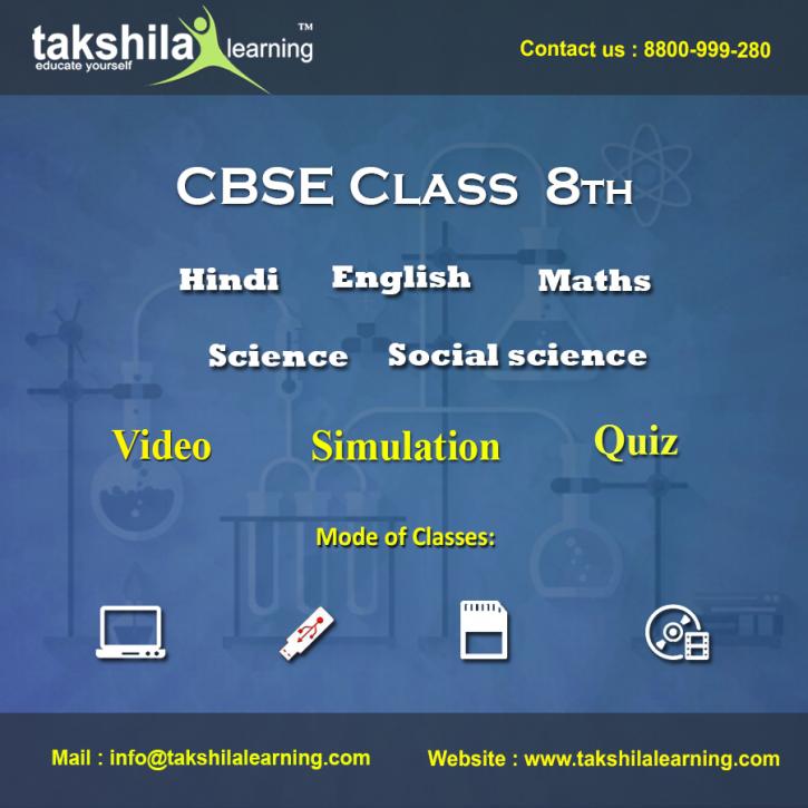 Image for CBSE class 8th Online and Offline Coaching classes by Takshilalearning with ID of: 2509955