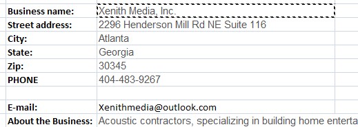 Image for Xenith Media, Inc. with ID of: 2511613