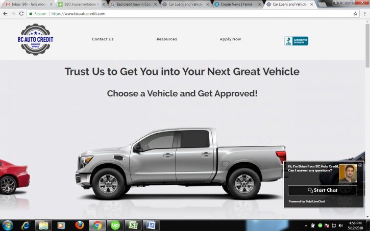 Image for Car sale with auto loans BC with ID of: 2511740