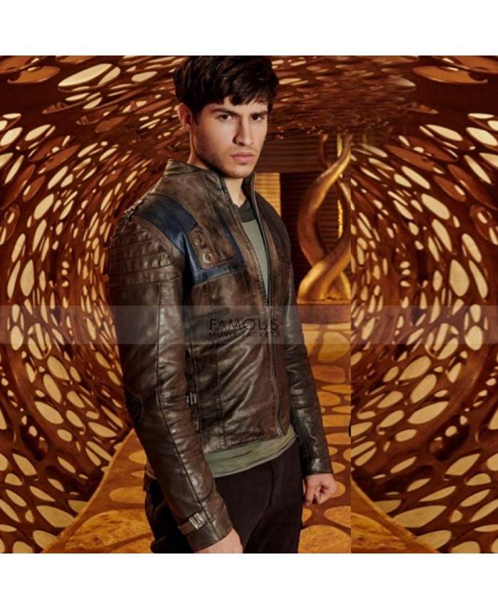 Image for Krypton Seg El Leather Jacket with ID of: 2550477