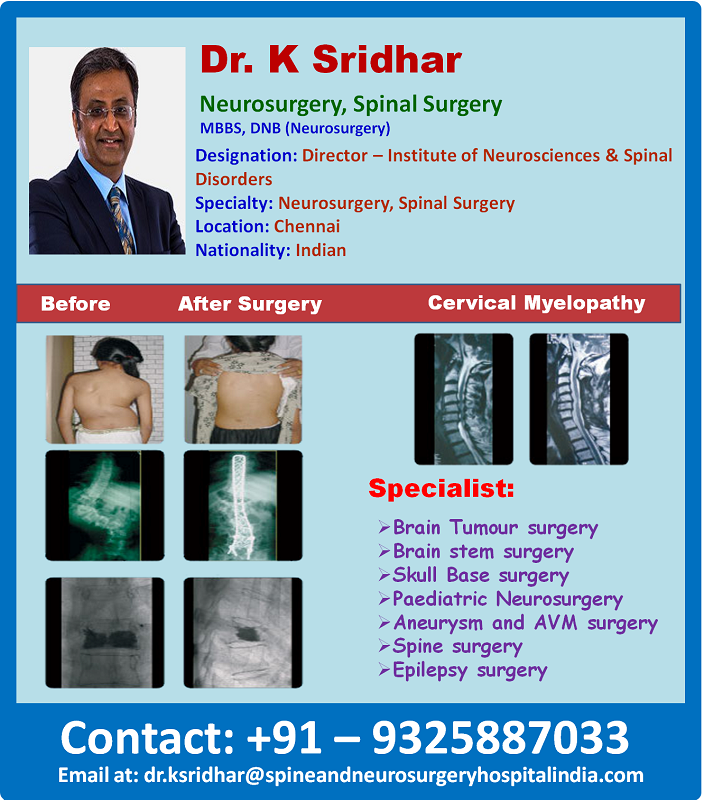 Image for A Unique Approach of Dr. K. Sridhar Treating Spine And Neuro Conditions in India with ID of: 2592547
