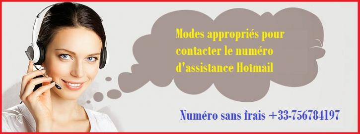 Image for Modes appropriés pour contacter le numéro d'assistance Hotmail with ID of: 2615335