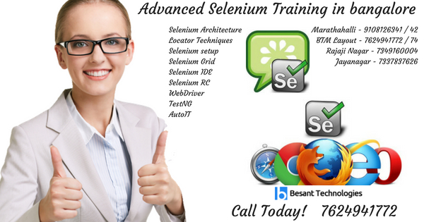 Image for Selenium Training In Bangalore | Best Selenium Training in Bangalore with ID of: 2618254