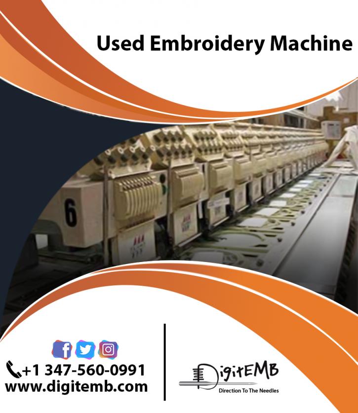 Image for Used Embroidery Machine with ID of: 2633790
