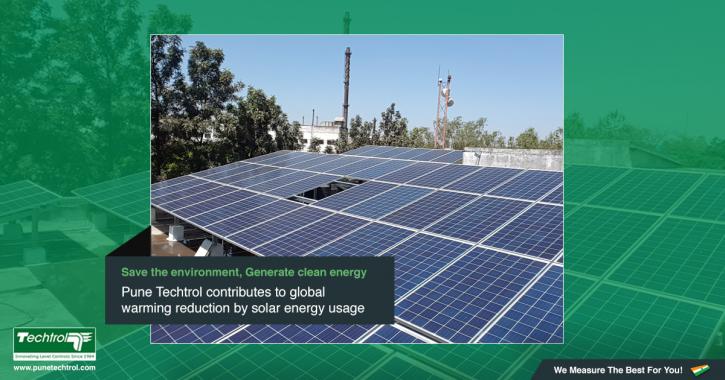 Image for Pune techtrol contributes to global warming reduction by solar energy usage with ID of: 2675414