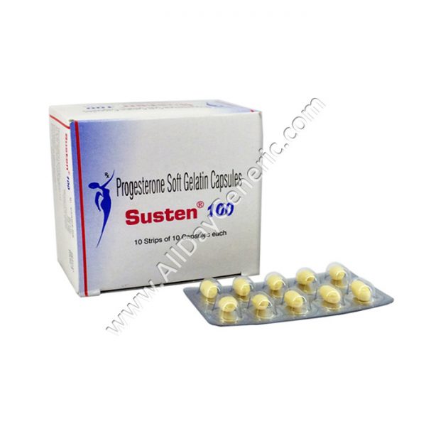 Image for Susten Capsules 100 mg with ID of: 2750812