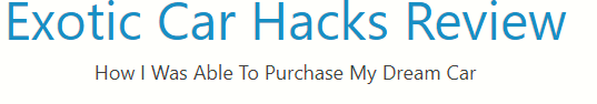 Image for Exotic Car Hacks Review with ID of: 2755244