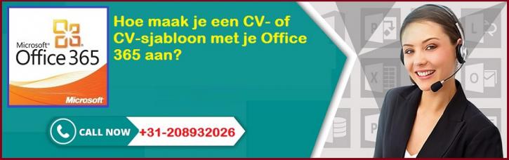 Image for Hoe maak je een CV- of CV-sjabloon met je Office 365 aan? with ID of: 2762706