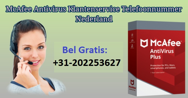 Image for McAfee Helpdesk Telefoonnummer +31-202253627 with ID of: 2772831