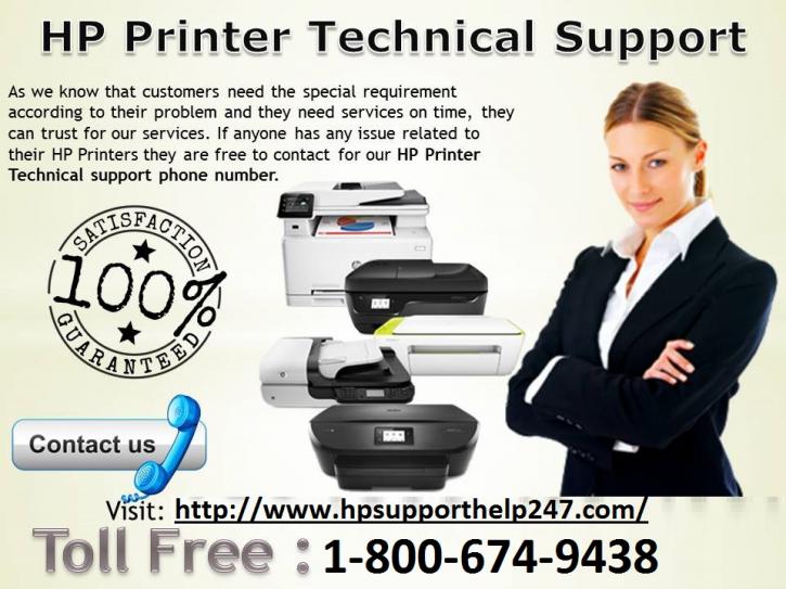 Image for HP Printer technical Support Number 1-800-674-9438 with ID of: 2786655