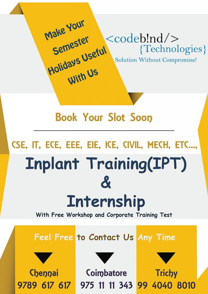 Image for best internship in chennai with ID of: 2796942