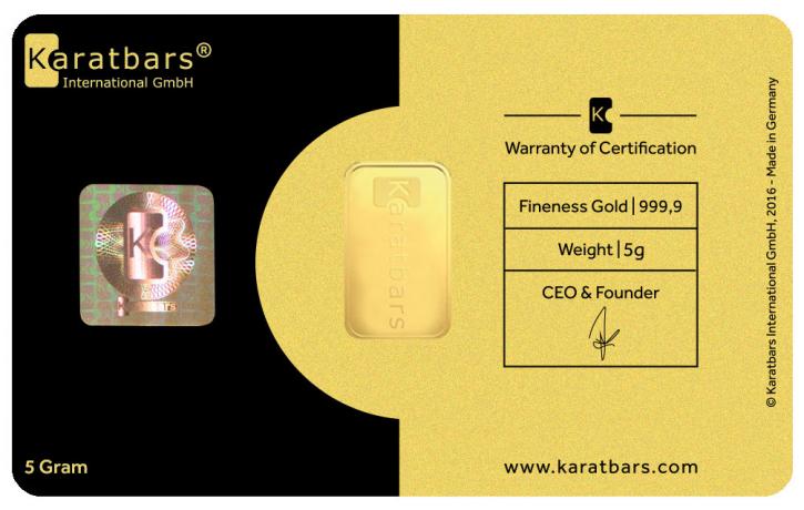 Image for Karat Bars International GmbH with ID of: 2800004