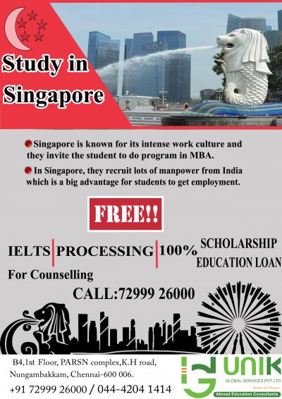 Image for STUDY IN SINGAPORE | UNIK Global Services with ID of: 2815120