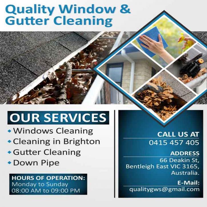 Image for Cleaning in Brighton | Quality Window & Gutter Cleaning with ID of: 2839605