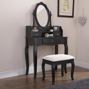 Image for Beautiful Small Black Dressing Table UK with ID of: 2849418